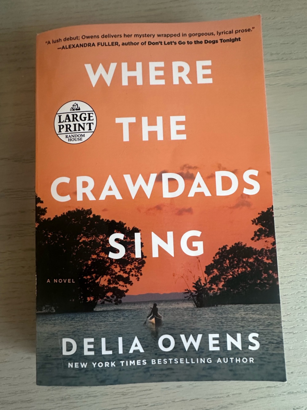 Where the Crawdads Sing - Orange Cover (Delia Owens)
